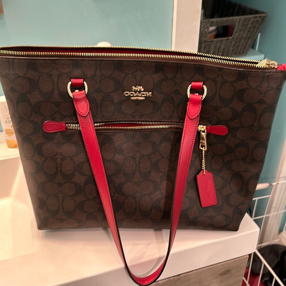Like new only used a few times beautiful bag Lg size